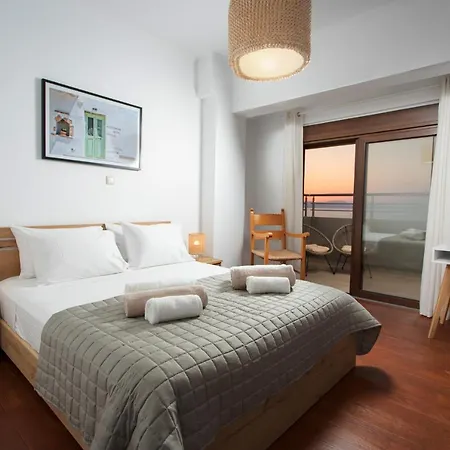 Overview Chania With Sea View And Amazing Sunset Appartement