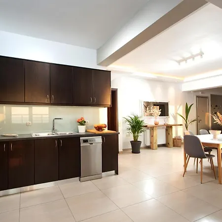 Overview Chania With Sea View And Amazing Sunset Appartement