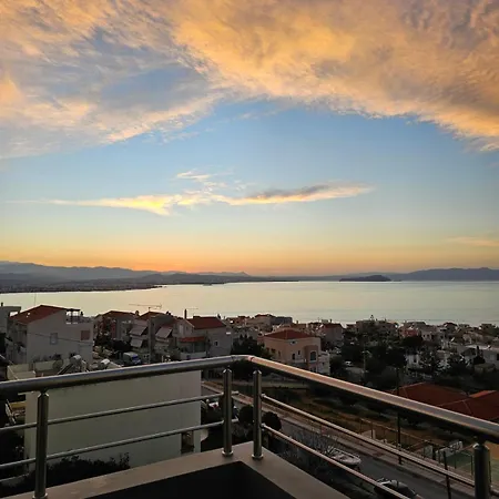 Overview Chania With Sea View And Amazing Sunset Appartement