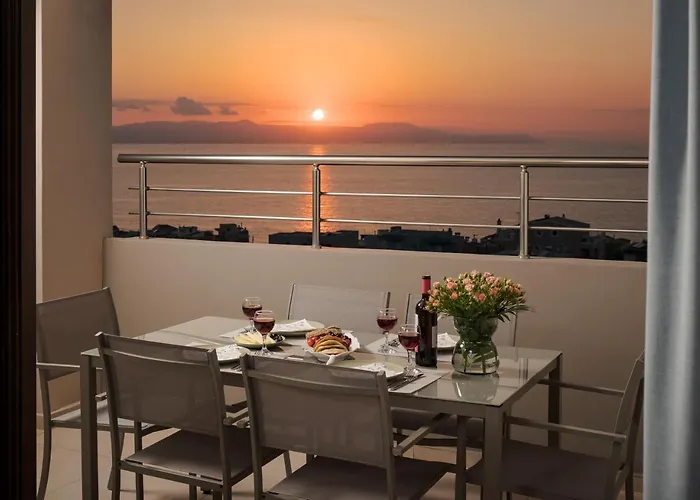 Overview Chania With Sea View And Amazing Sunset