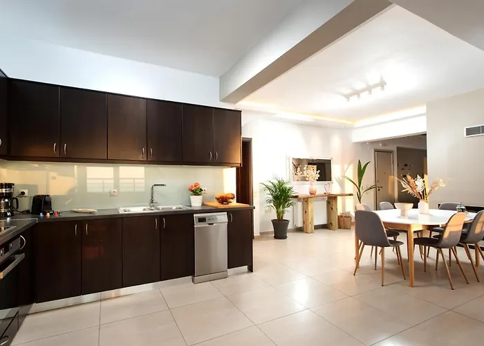 Overview Chania With Sea View And Amazing Sunset Apartment